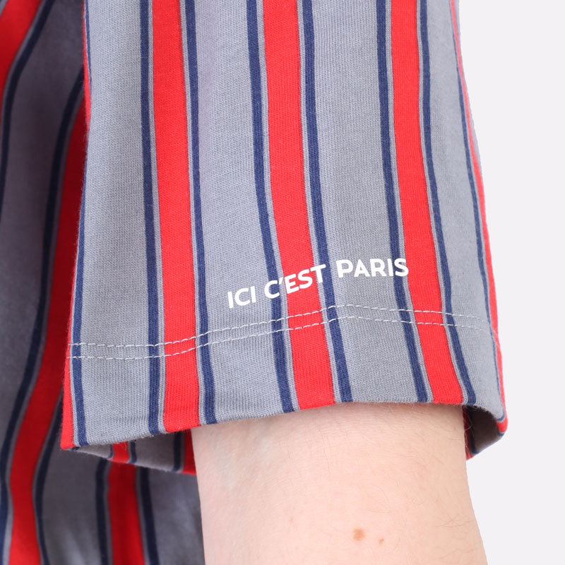 женская серая футболка Jordan Paris Saint-Germain Graphic T-Shirt DM4998-090 - цена, описание, фото 3